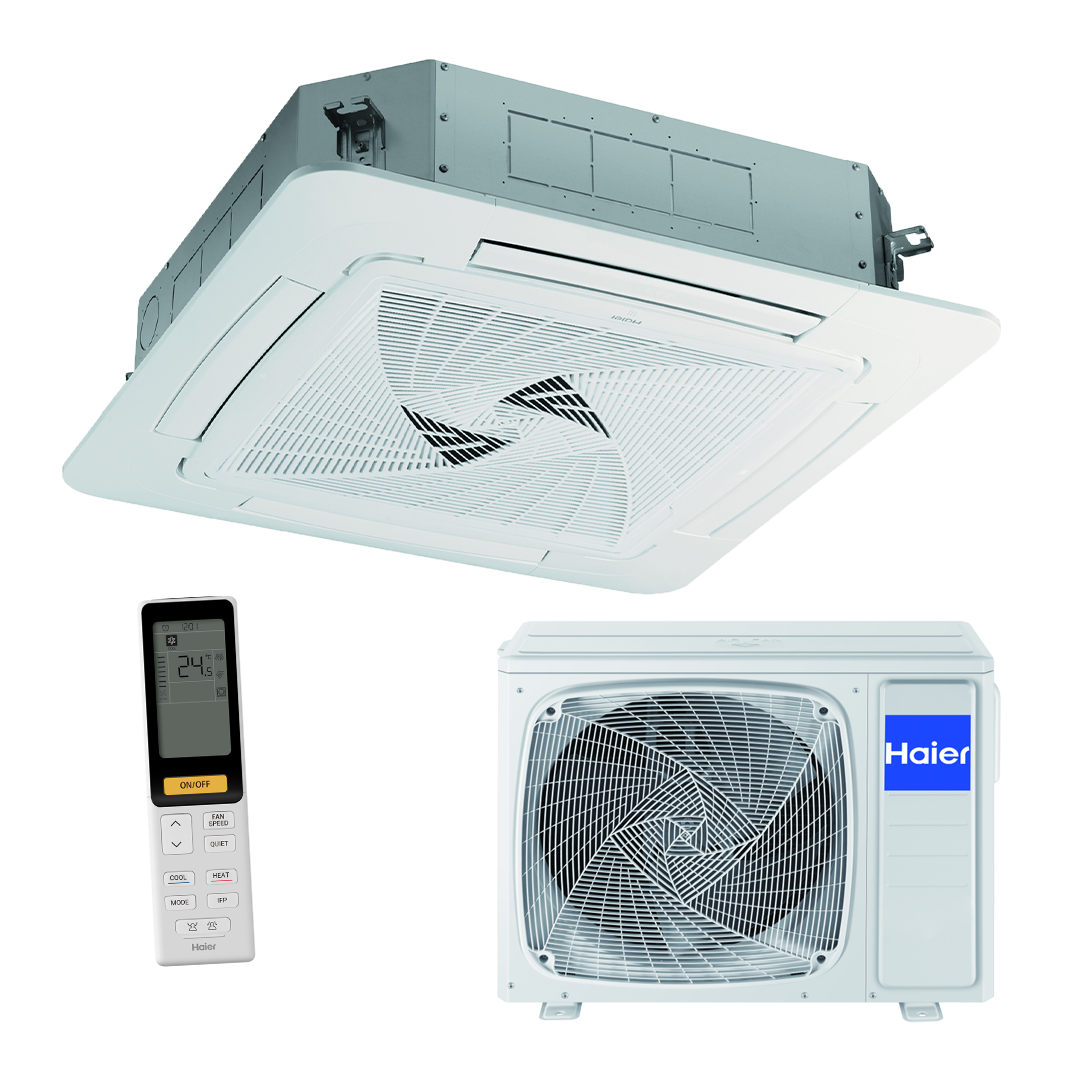 Haier кассетная сплит-система ECO с круговым потоком AB105S2LR1FA/1U105S1LS1FB