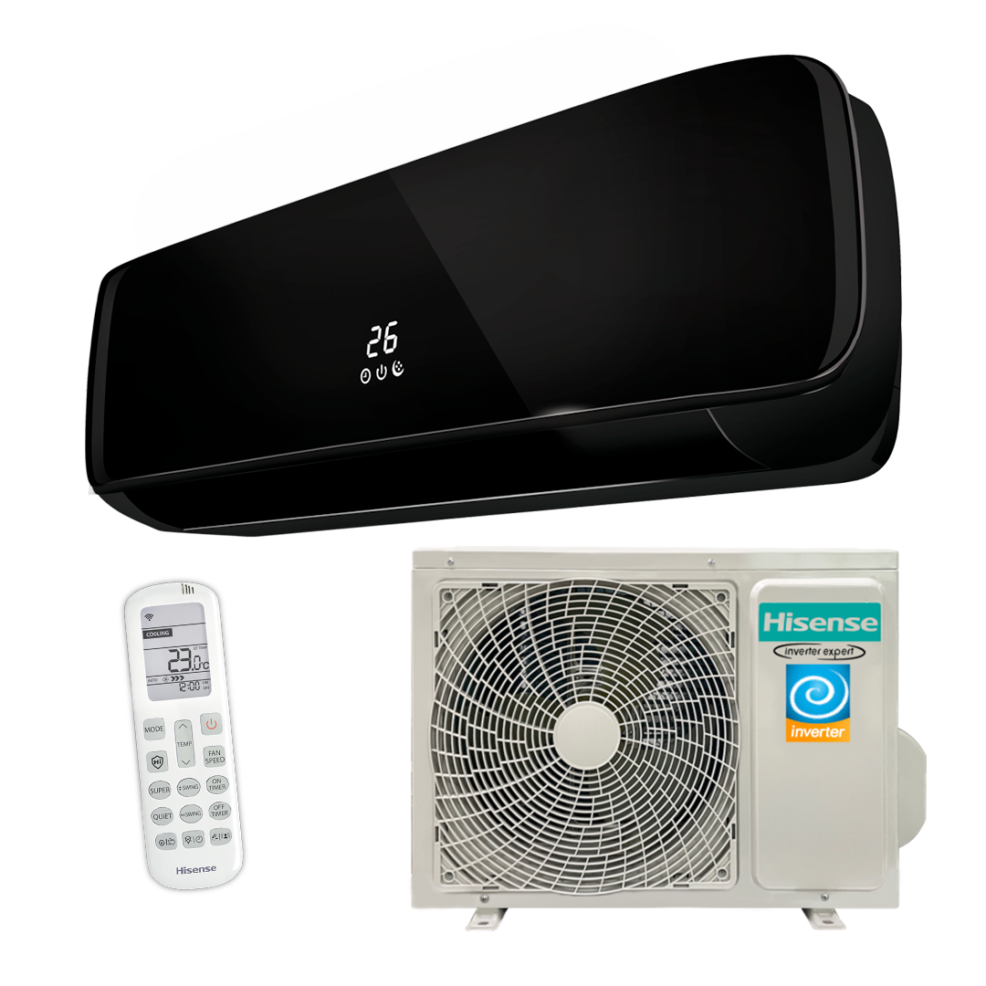 Hisense Black crystal super DC inverter AS-13UW4RVETG01(B)