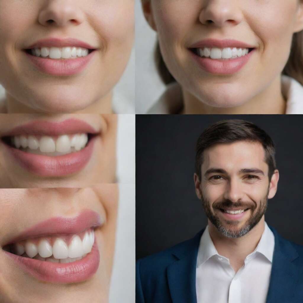 Айдентика для сайта о стоматологии