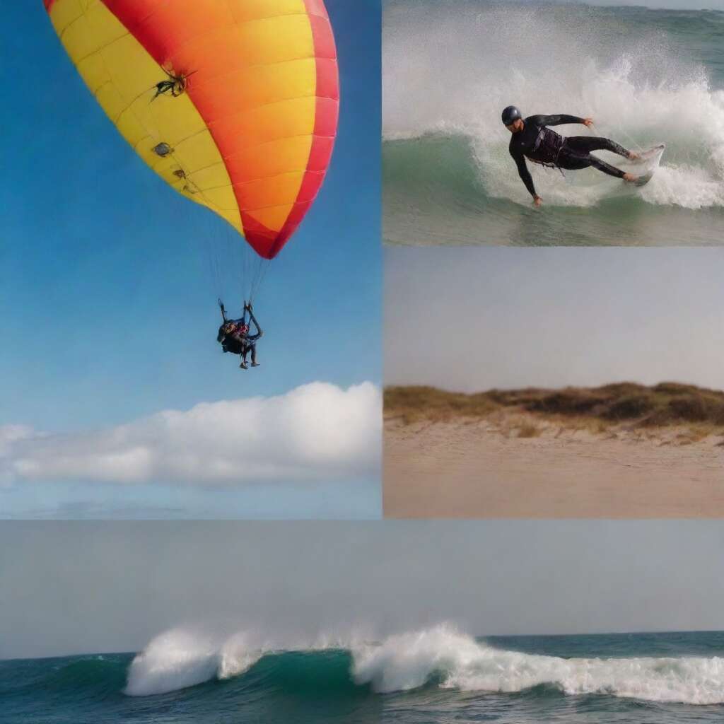 Фирменный стиль для сайта о кайтсерфинге