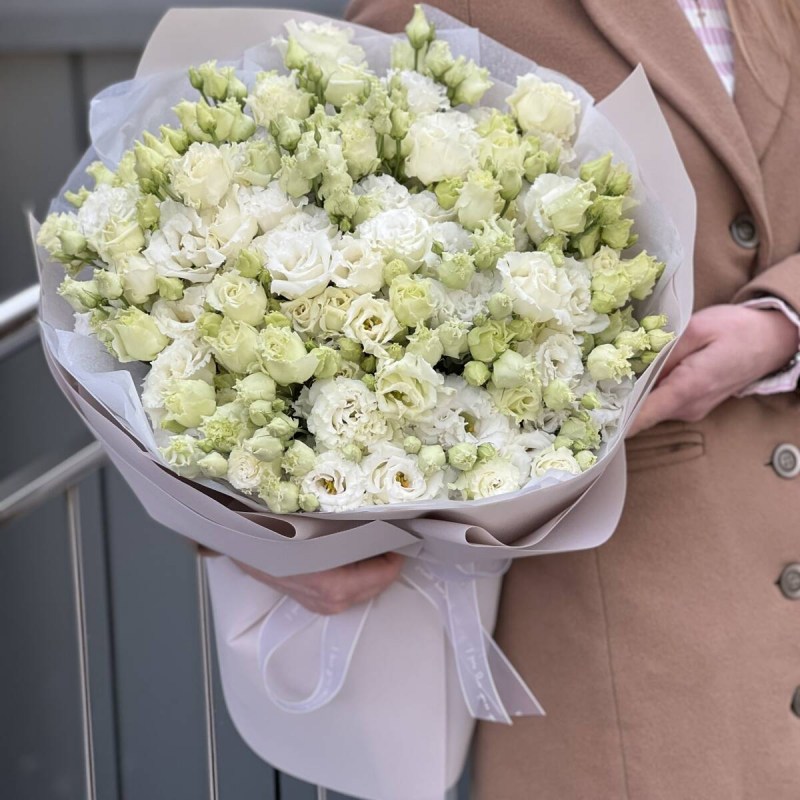 Большой букет Эустом