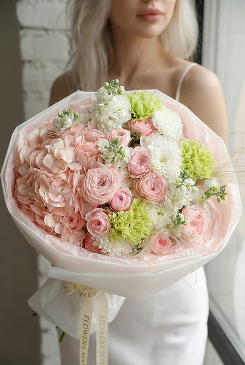 Букеты микс