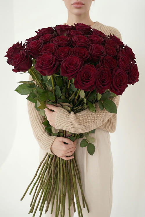 Высокие розы