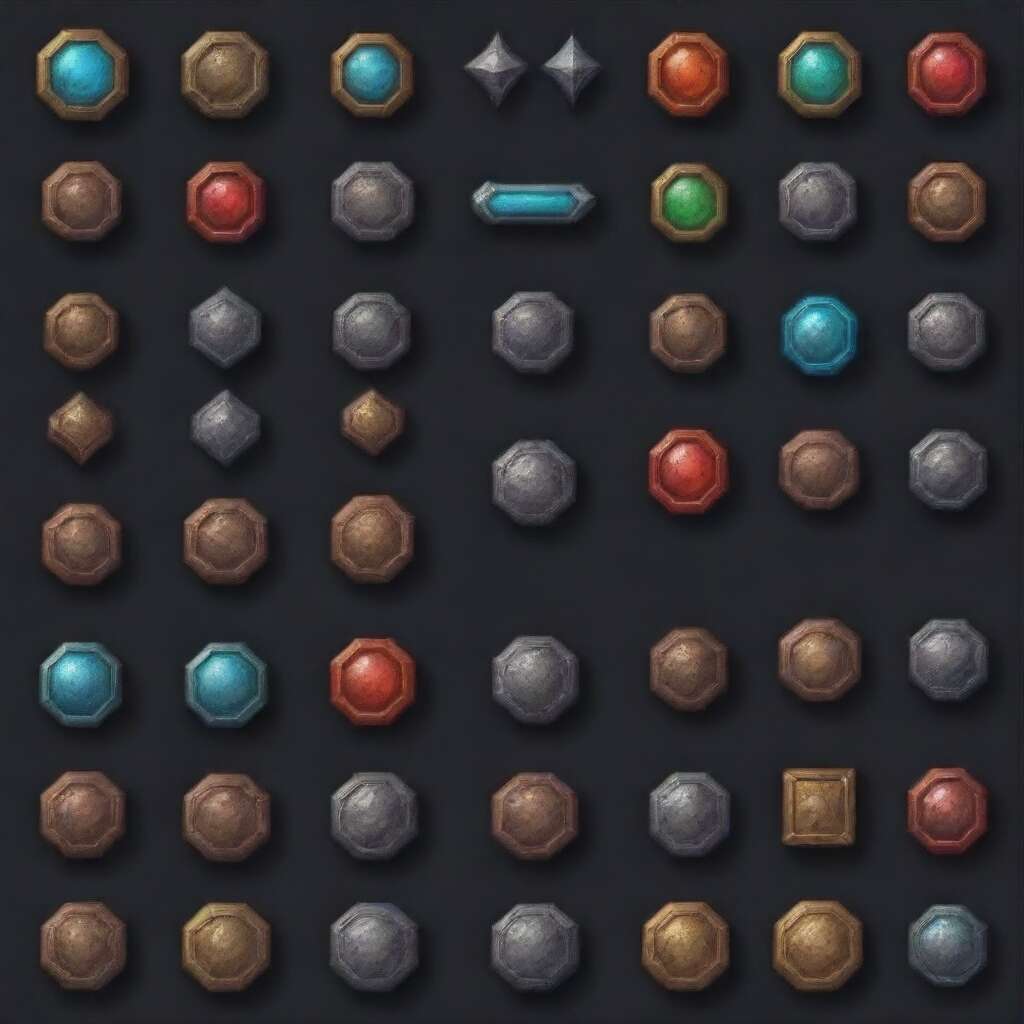 Разработка иконок и элементов управления для игр
