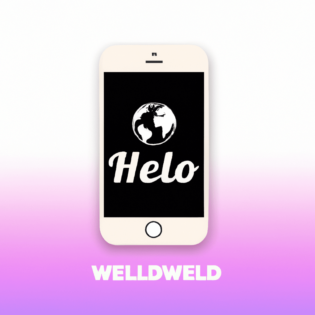 Создание первого приложения для ios: hello world!