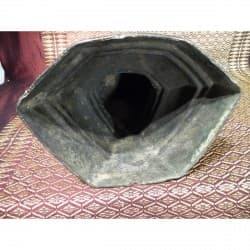 Großer antiker Shan-Buddha aus Bronze mit Patina – Burma, 17.–18. Jahrhundert, 54 cm - BR188