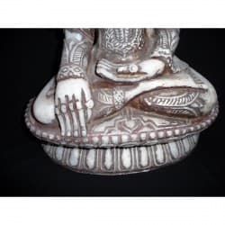 Antiker Jambupati “König” Buddha aus Alabaster – Burma, Anfang 20. Jahrhundert, 60 cm - A189