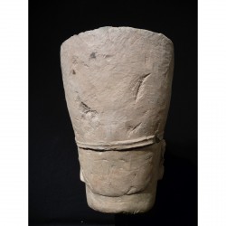 Head of a Ming Tomb Guardian in Sandstone – Shanxi, China, 17th Century - AND57