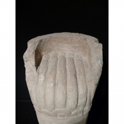 Head of a Ming Tomb Guardian in Sandstone – Shanxi, China, 17th Century - AND57
