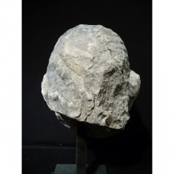 Kopf eines Grabwächters aus Sandstein – Shanxi, China, 17. Jahrhundert - AND56