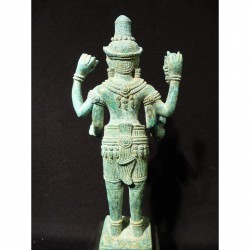 Khmer Bronze Figure of Shiva – Cambodia, 9th–12th Century - AND47