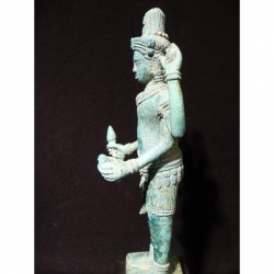 Khmer Bronze Figure of Shiva – Cambodia, 9th–12th Century - AND47