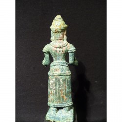 Larger Khmer Bronze Figure in Fine Condition – Cambodia, 9th–12th Century - AND43
