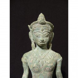 Khmer Bronze Figure of Shiva with Fine Patina – Cambodia, 9th–12th Century - AND42