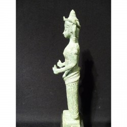 Khmer Bronze Figure of Shiva with Fine Patina – Cambodia, 9th–12th Century - AND42