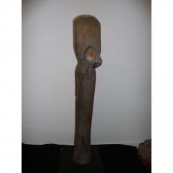 Doppelgesichtige Schutzfigur aus Nordburma – Holz, Anfang 20. Jahrhundert - AND110