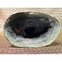 Antique Shan Buddha in Silver Bronze – Burma, 18th Century, 43 cm - BR196