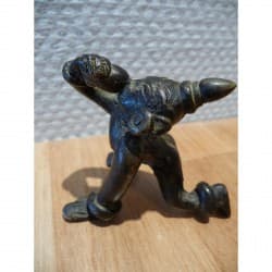 Kleine Fruchtbarkeitsfigur aus patinierter Bronze – Burma/Indien, 19. Jahrhundert - AND130