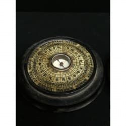 Antikes Kompass mit Perlmutt-Einlage – China, 19. Jahrhundert - AND196