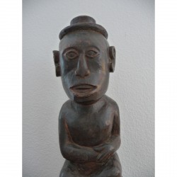 Tribal Figure in Hardwood from Borneo – Late 19th Century - AND09