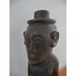 Stammesfigur aus Edelholz von Borneo – Ende 19. Jahrhundert - AND09