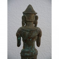 Vishnu Figure from Angkor Wat in Bronze – Cambodia, 12th Century - AND10