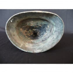 Rare Mon Buddha in Silver Bronze with High Copper Content – Burma, 18th Century, 22 cm - BR200