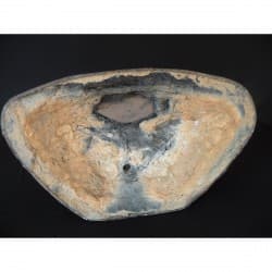 Extremely Rare Shan Buddha in Silver Bronze with Inscriptions – Burma, 17th–18th Century, 50 cm - BR202