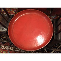 Large Burmese Lacquer Tray on Wooden Stand - møbler 104