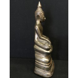 Small Shan Buddha in Simple Monk Style – Burma, 17th–18th Century, 20 cm - BR253