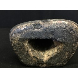 Small Shan Buddha in Simple Monk Style – Burma, 17th–18th Century, 20 cm - BR253