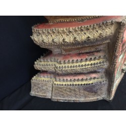 Large Bangkok Buddha in Gilt Bronze on Throne – Thailand, 19th Century, 56 cm - BR254