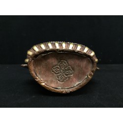 Manjushri Buddha in Bronze/Copper with Stones and Coral – Nepal, 15 cm - BR280