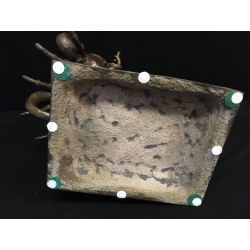 Ganesha auf dreiköpfigem Elefanten aus Bronze – Indien, Anfang 20. Jahrhundert - AND283