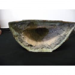 Antiker Happy Buddha aus Bronze – Burma, Ende 19. Jahrhundert, 42 cm, schöne Patina - BR107