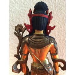 Rare Crowned Buddha with Small Buddha in Crown – Nepal, 31 cm - BR294