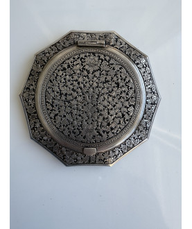 Antique Silver Make-Up Mirror – Sil-0128