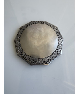 Antikt Sølv Make-Up Spejl – Sil-0128