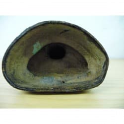 Antique Buddha in Partly Gilt Bronze with Inscription – Thailand, 18th Century, 17 cm - BR128