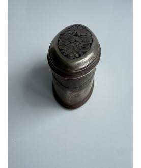 Seltene Kupfer Limettenbox mit Gravur – Sil-0139