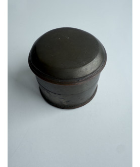 Round Antique Copper Lime Box – Sil-0140