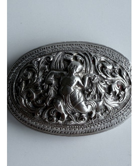 Silver Box with Dancer – Sil-0168