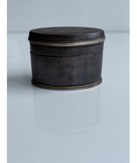 Antique Copper Lime Box with Maker’s Mark – Sil-0169