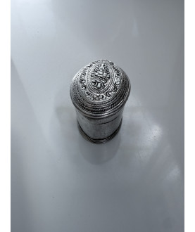 Small Silver Box with Lid Pattern – Sil-0171