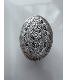 Small Silver Box with Lid Pattern – Sil-0171