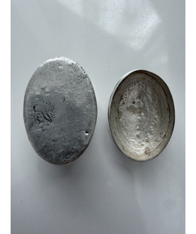 Small Silver Box with Lid Pattern – Sil-0171