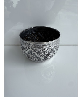 Silver Bowl with Mythical Animals – Sil-0175