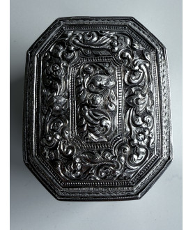 Silver Box with Floral Lid – Sil-0179