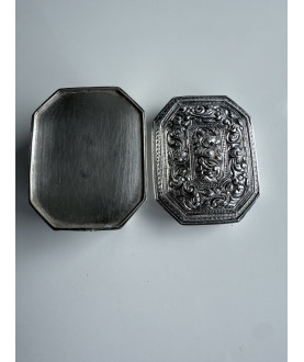Silver Box with Floral Lid – Sil-0179