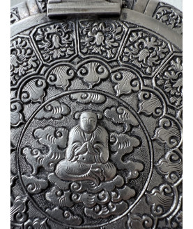 Burmesisk make-up-spejl med Buddha – Sil-0237